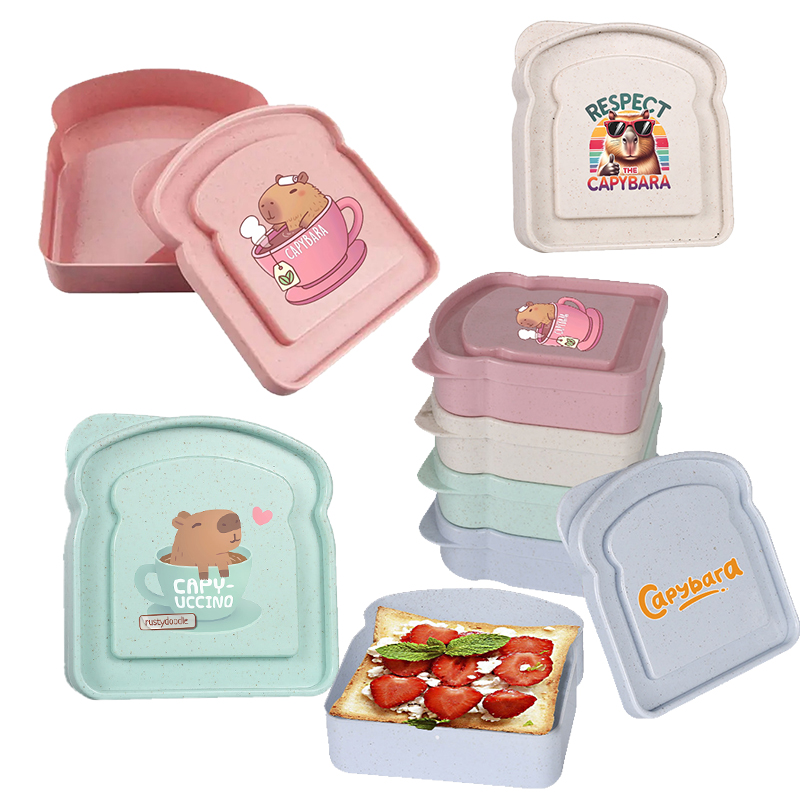 Food Storage Containers Plastic Box - كابيبارا ساندويتش الغذاء حقيبة للتخزين حاوية