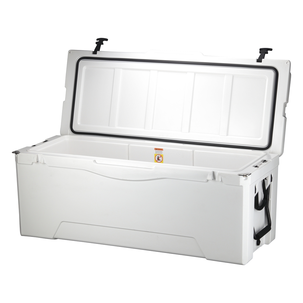 Food Storage On Wheels - صندوق ثلج كبير سعة 180 كوارت،