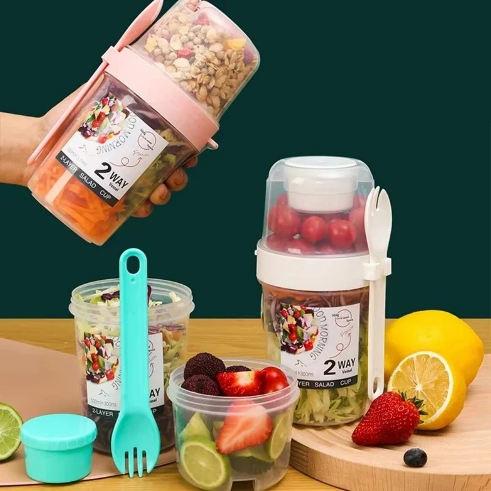 Food Storage Yogurt - المحمولة كوب للسلطة الإفطار كوب الغذاء