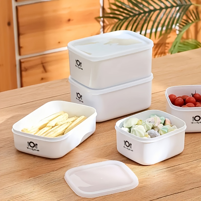 Food Storage Containers Plastic Box - علبة طعام بلاستيكية مستطيلة الشكل مناسبة