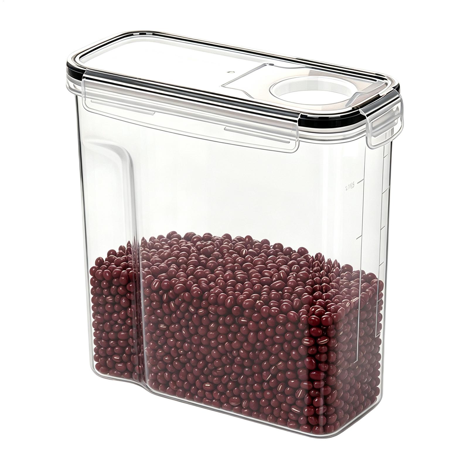 Food Storage For Pantry - حاوية تخزين طعام محكمة الإغلاق بسعة
