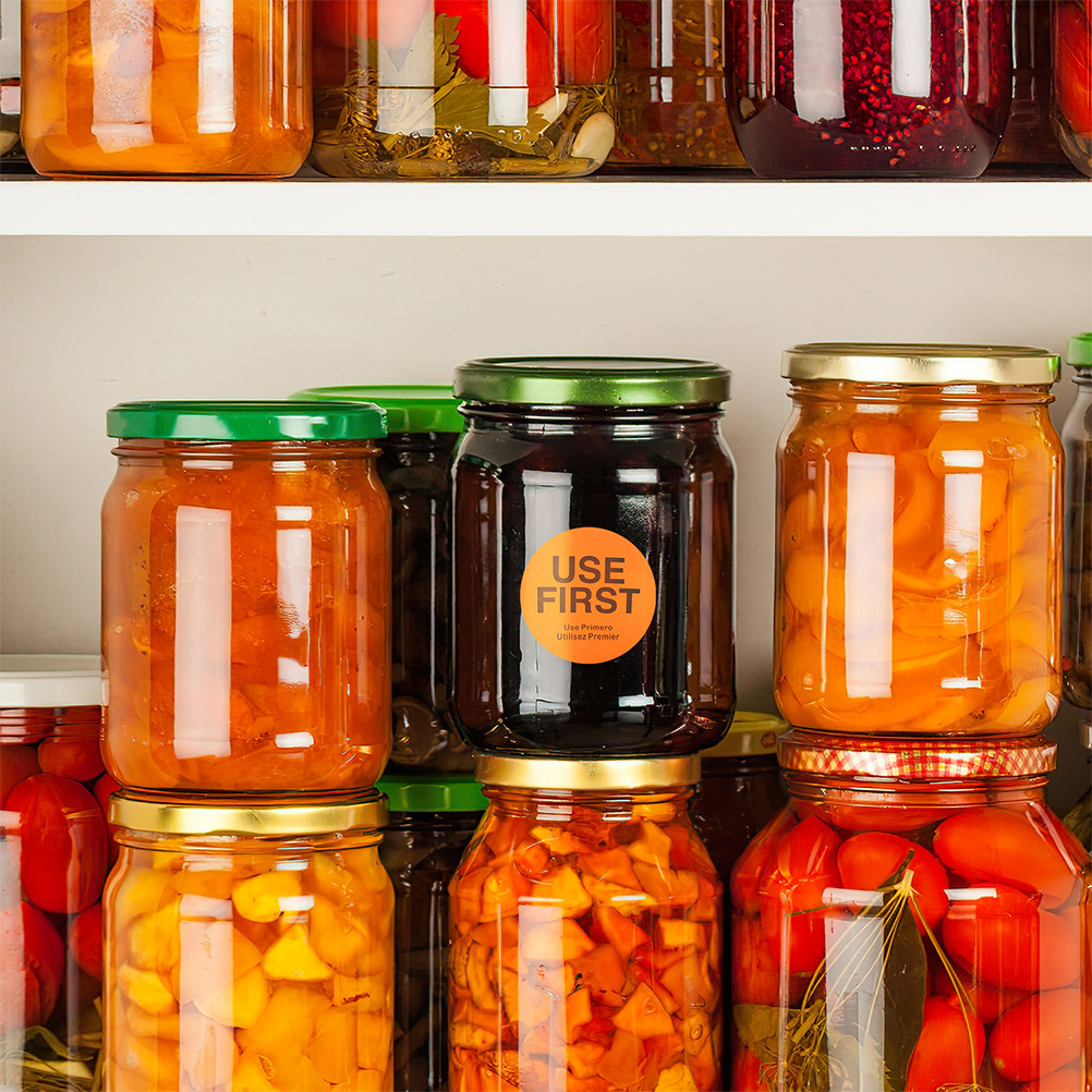 Food Storage For Restaurant - 4 لفات من ملصقات التحكم في