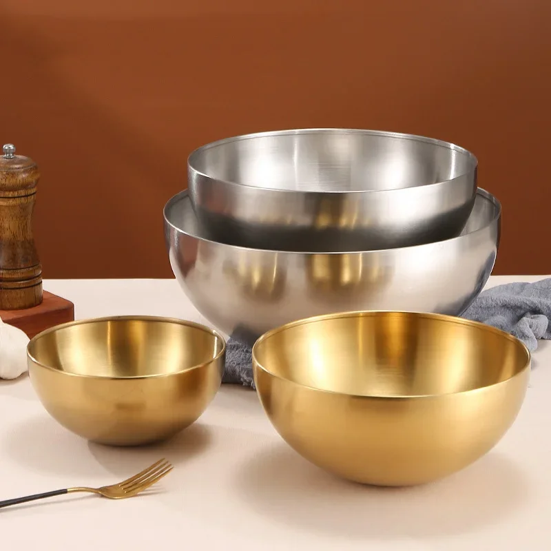 Food Storage Heat - سميكة الفولاذ المقاوم للصدأ الفاكهة سلطة