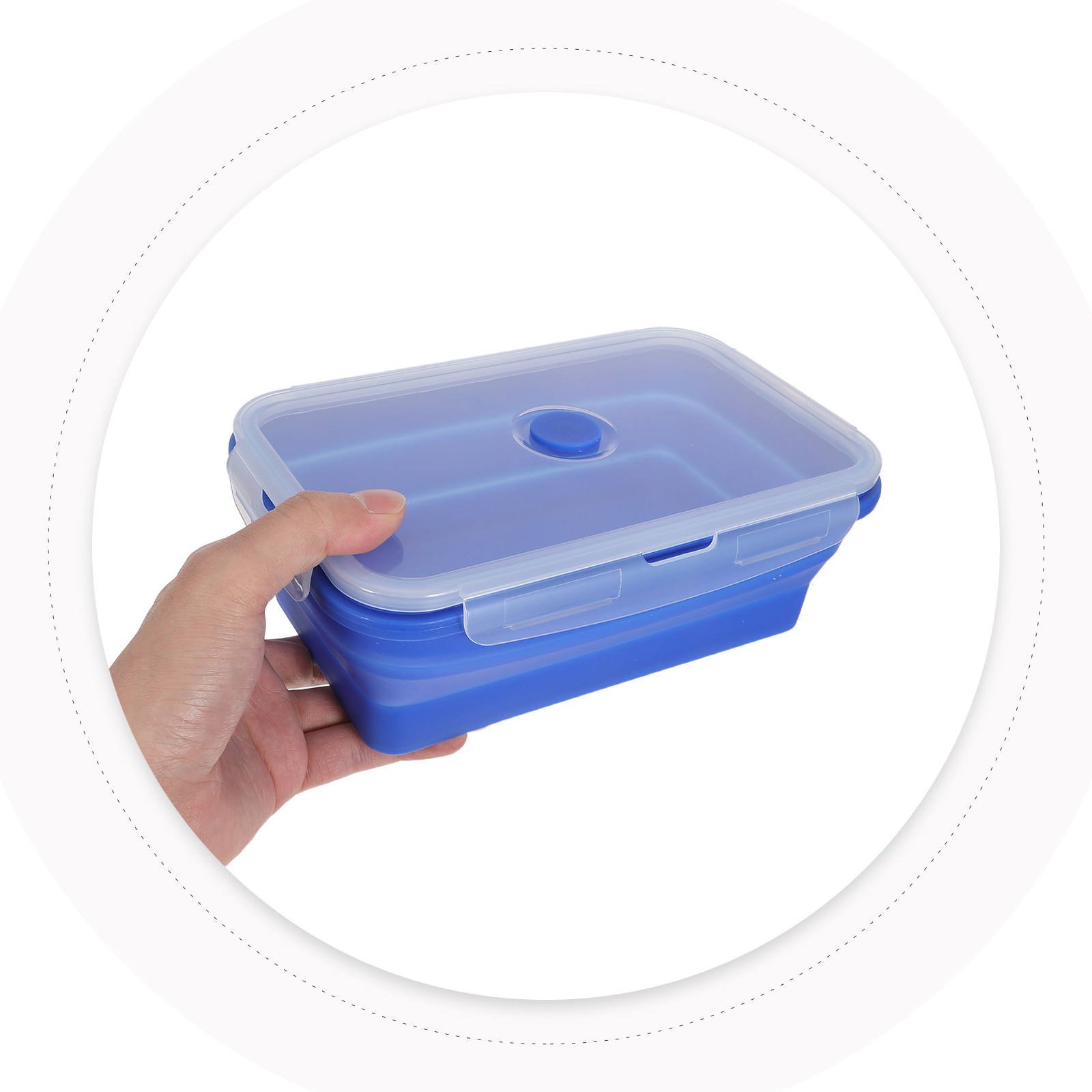 Food Storage Containers Plastic Box - 4 قطع من علب الطعام القابلة