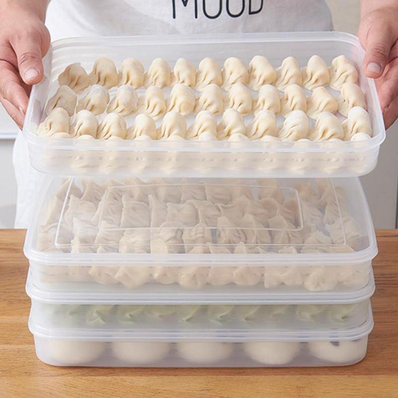 Food Storage Freezer - صندوق تخزين جديد للمطبخ، منظم للثلاجة،