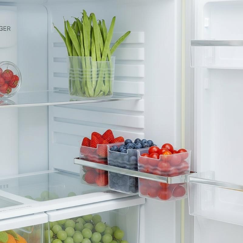 Food Storage Containers Plastic Box - 4 قطع من صناديق تخزين الطعام