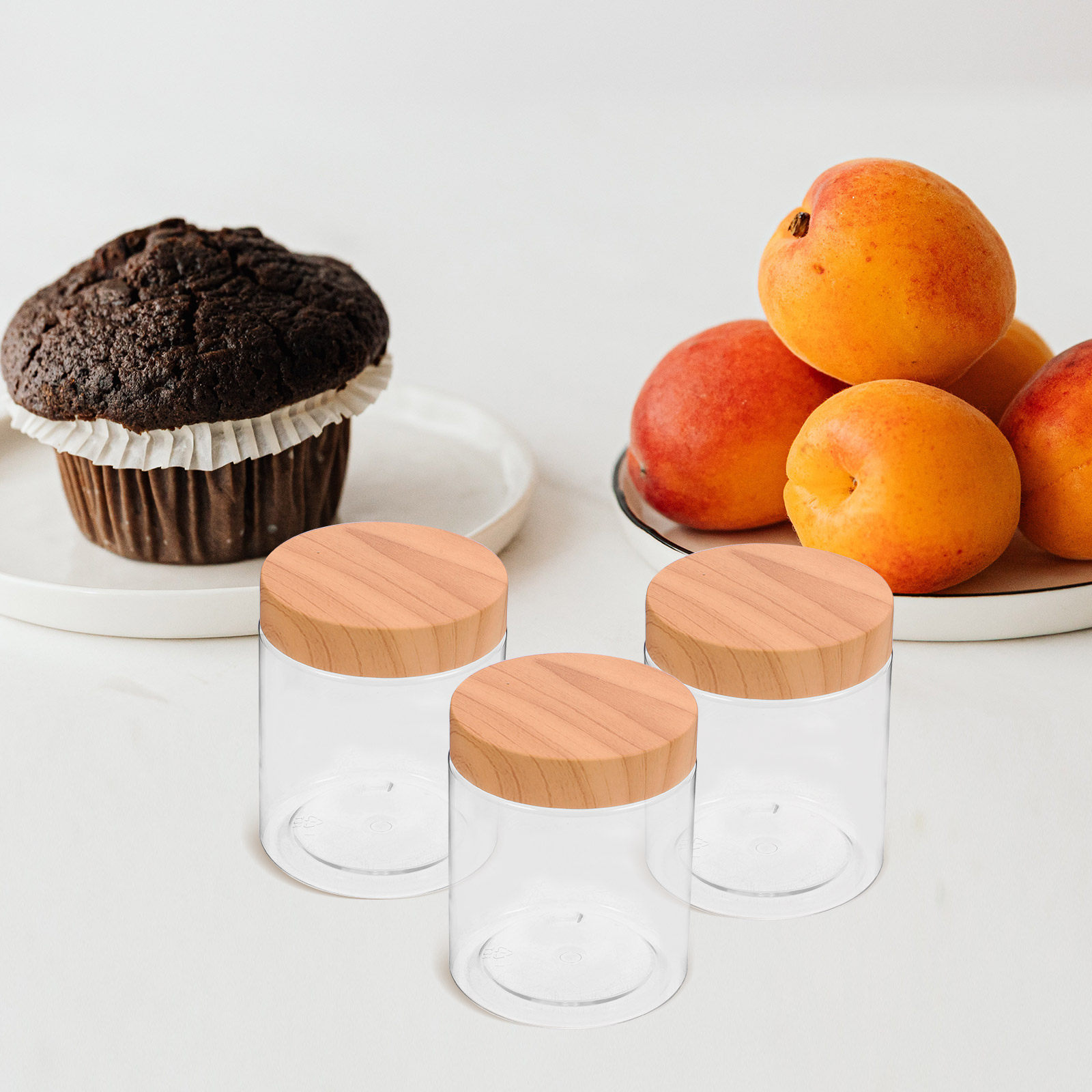 Food Storage Jars Airtight - 6 قطع من حاويات تخزين المطبخ
