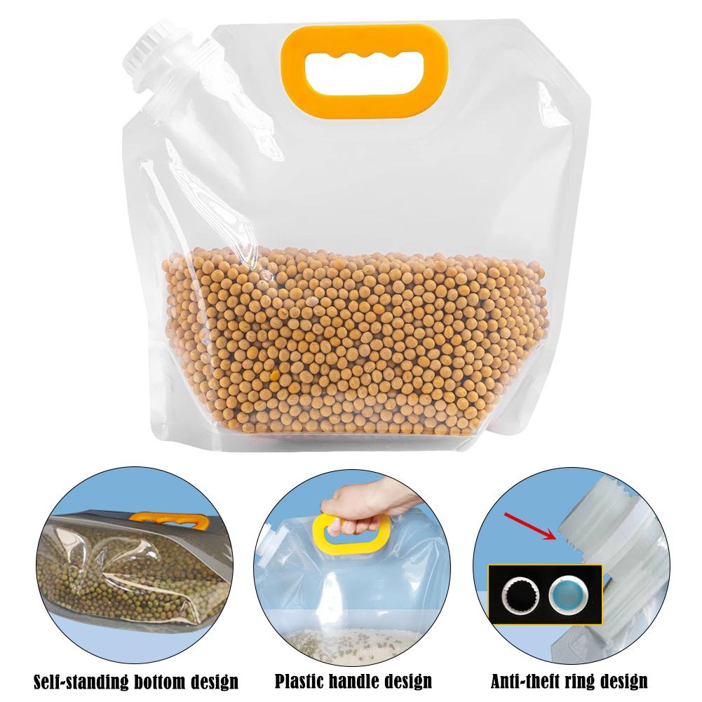 Food Storage Large Plastic Containers - حقيبة تخزين كبيرة محكمة الإغلاق مع