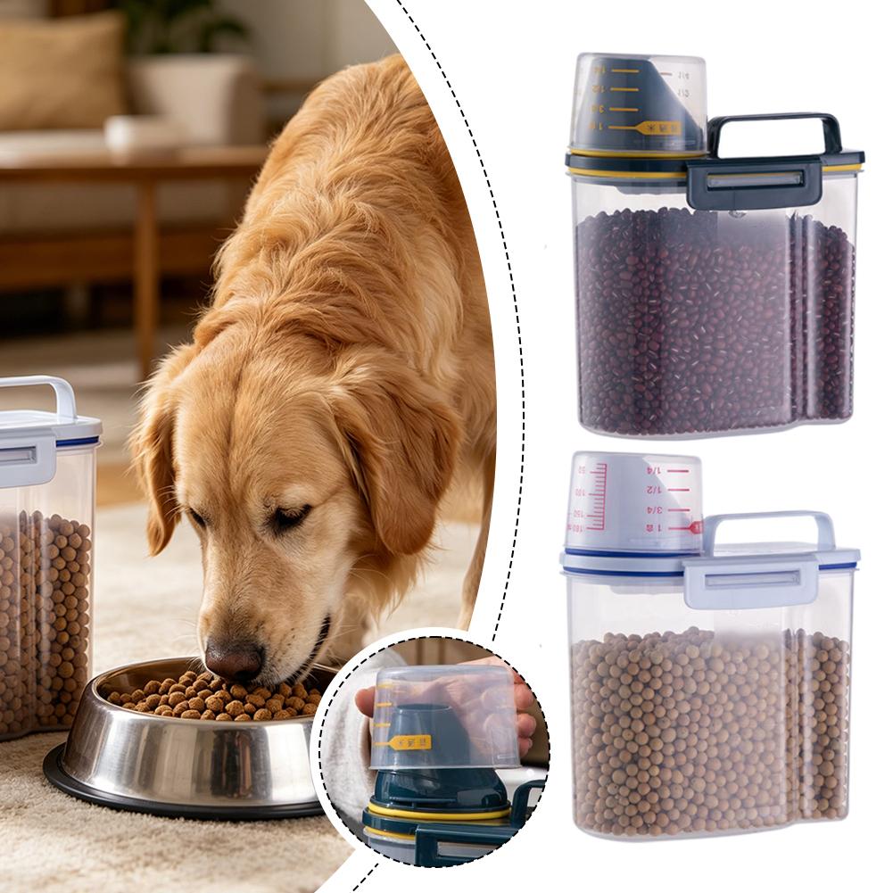 Food Storage Large Plastic Containers - حاوية تخزين طعام الحيوانات الأليفة البلاستيكية