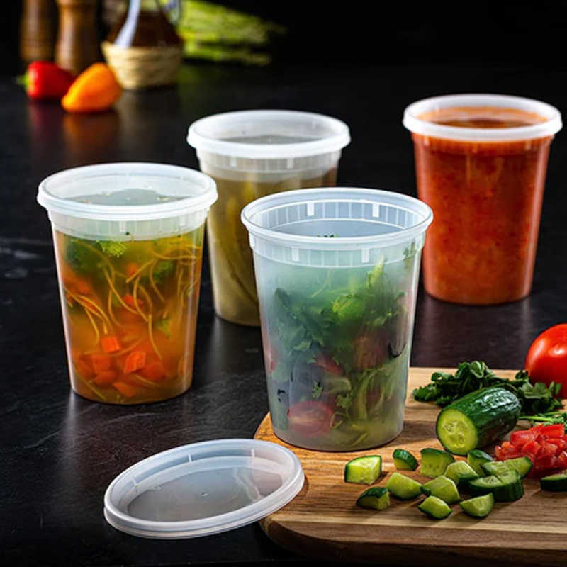 Food Storage Safety - حاويات تخزين الطعام مع أغطية ،
