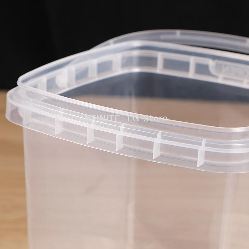 10 قطع من الدلاء البلاستيكية س - مراجعة Food Storage Containers Plastic Box وسعره