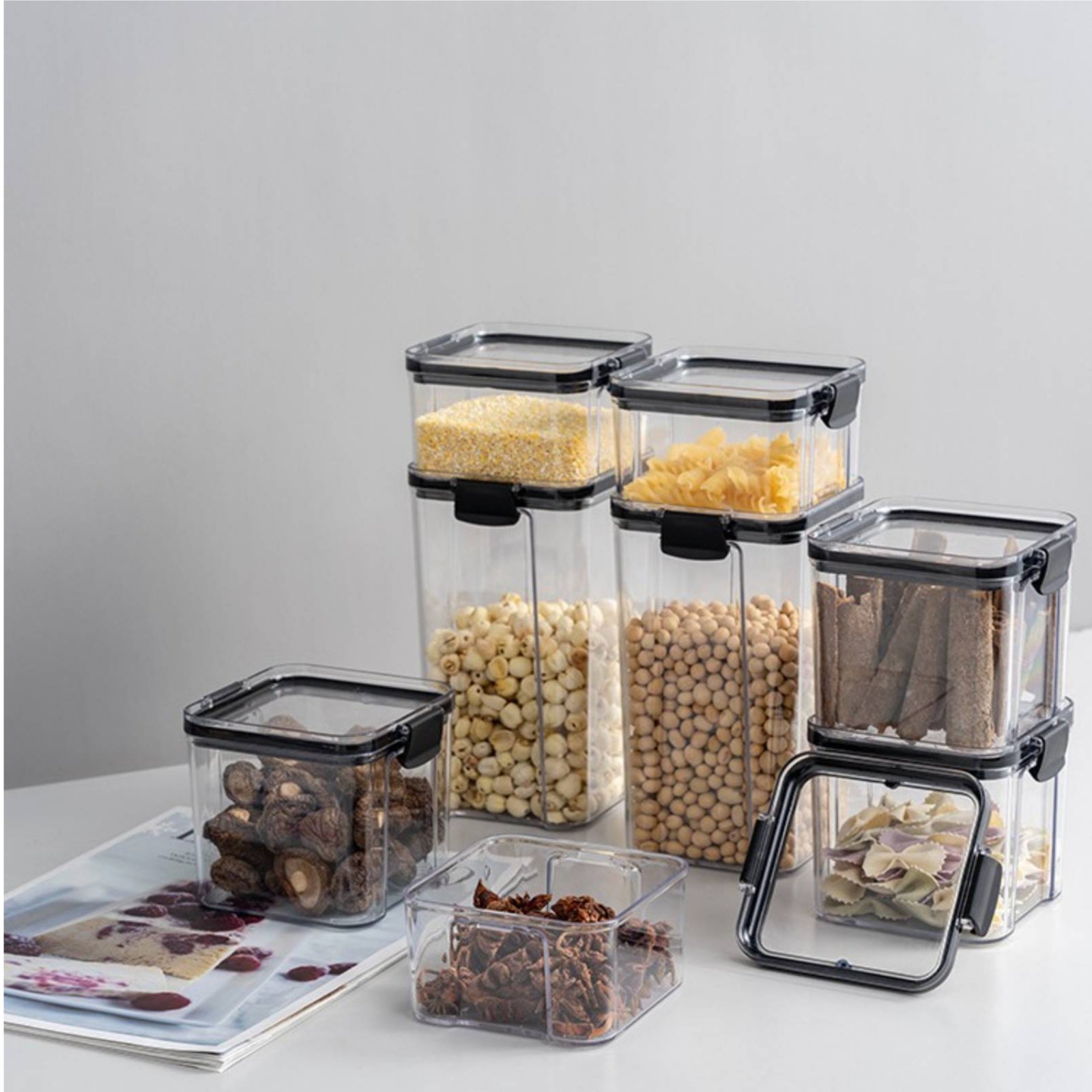 حاوية تخزين طعام محكمة الإغلاق - مراجعة Food Storage Jars Airtight وسعره