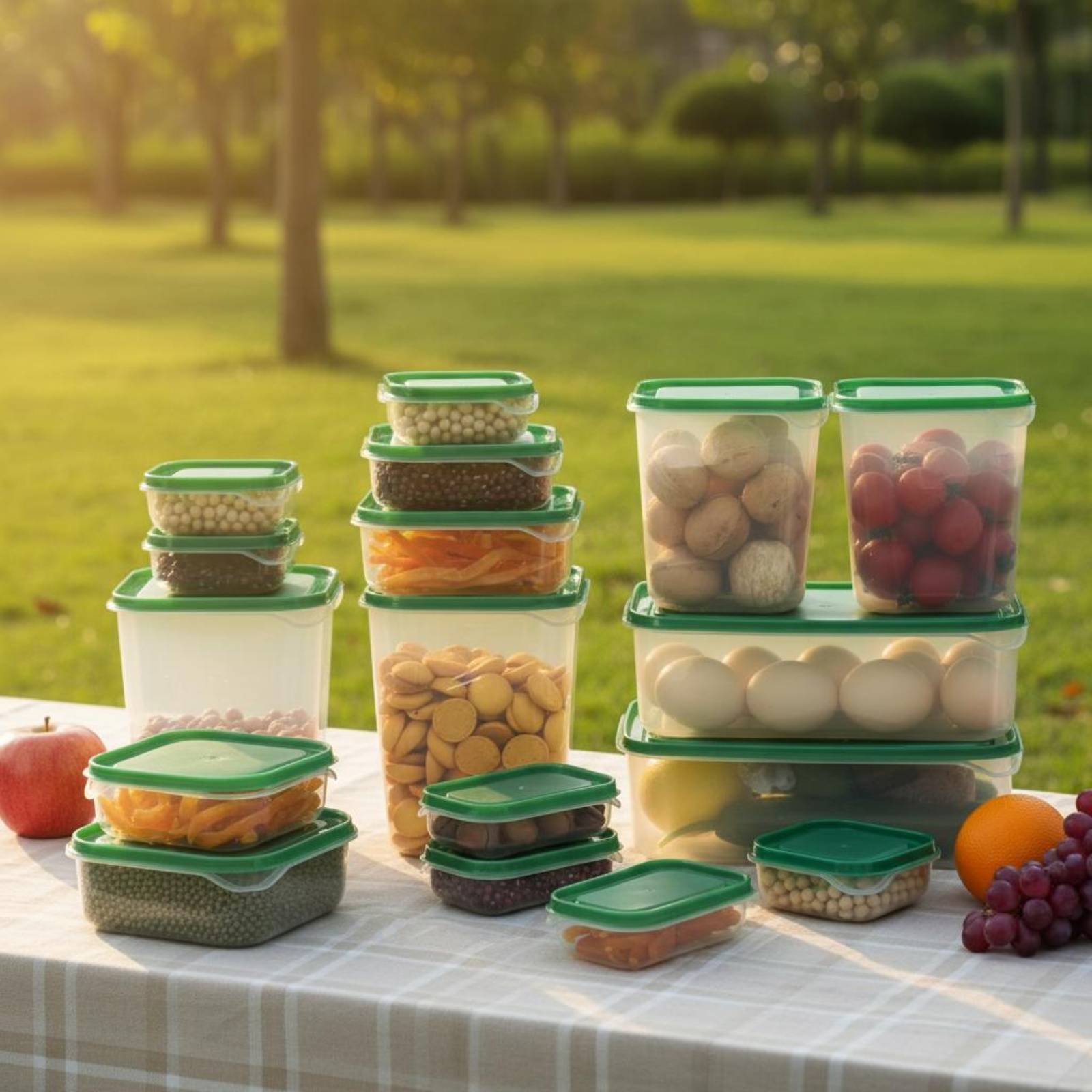 مجموعة من 17 قطعة لتخزين الطعا - مراجعة Food Storage Containers Plastic Box وسعره