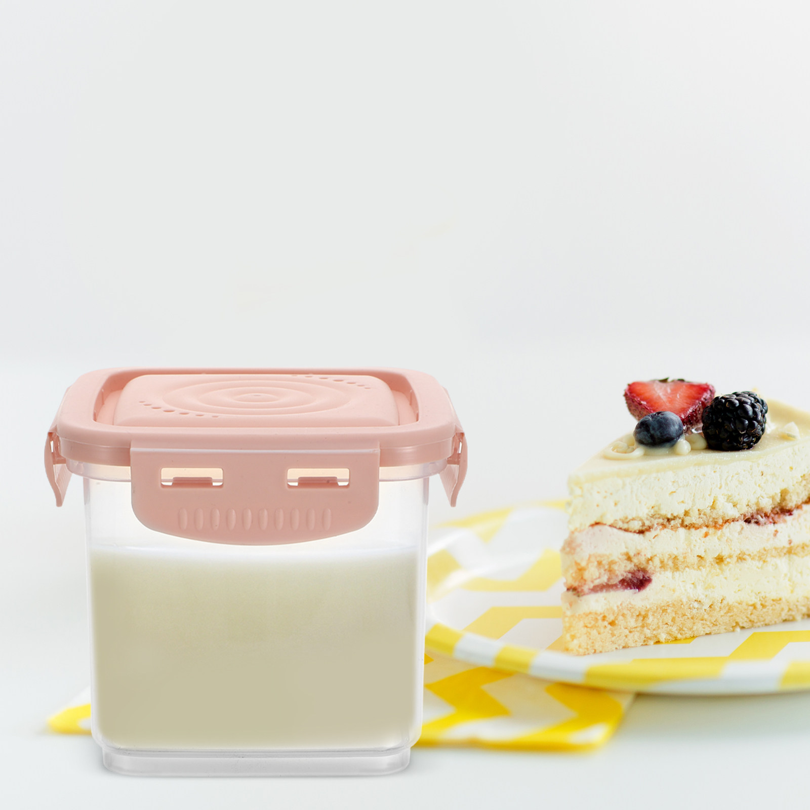 صندوق تخزين الزبادي القابل لإع - مراجعة Food Storage Large Plastic Containers وسعره