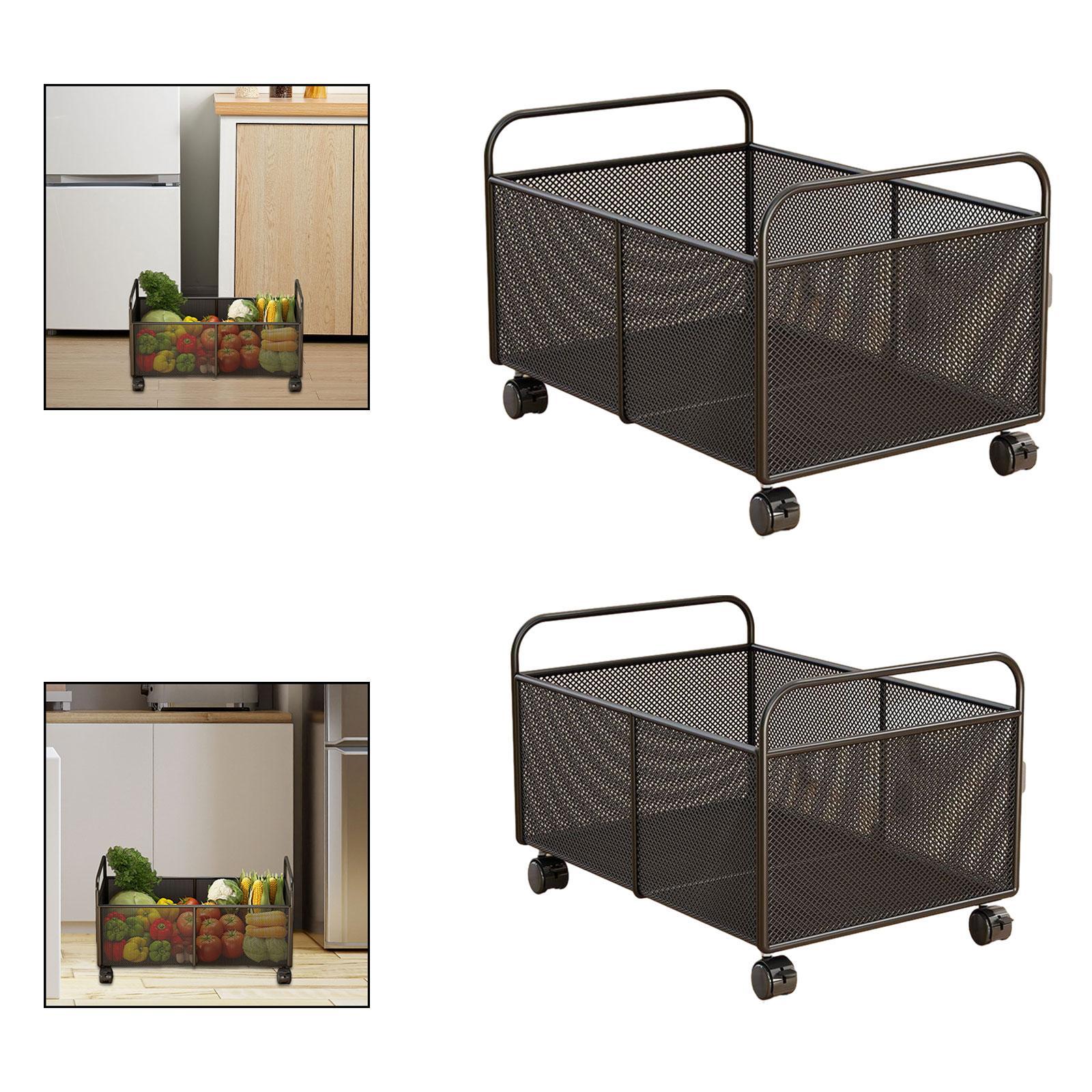سلة تخزين من الحديد المشبك على - مراجعة Food Storage On Wheels وسعره