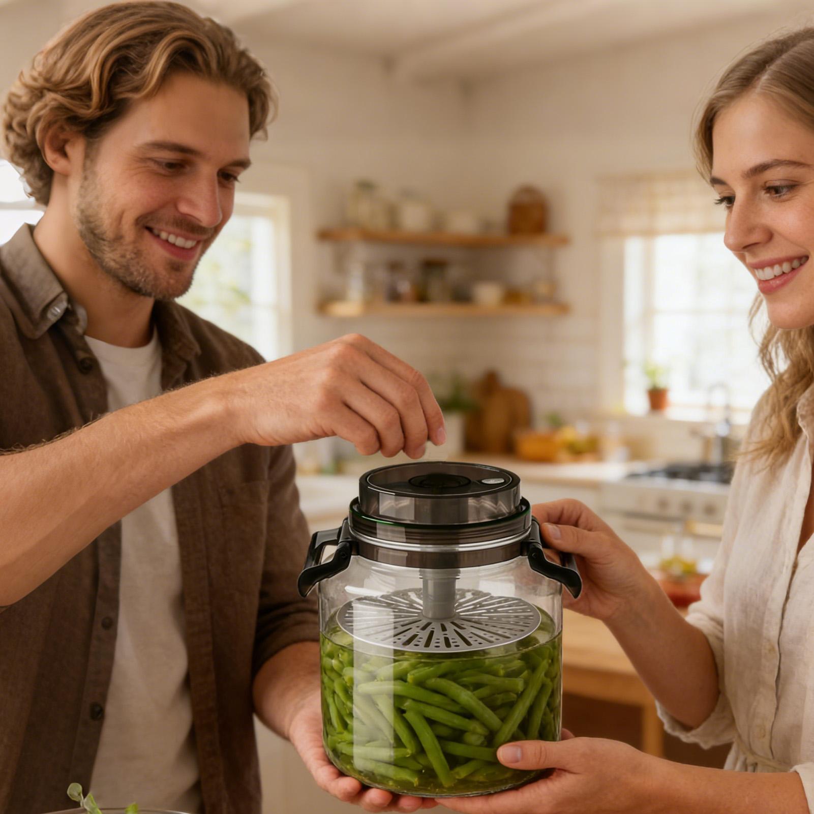 وعاء تخزين دائري محكم الإغلاق  - مراجعة Food Storage Jars Airtight وسعره