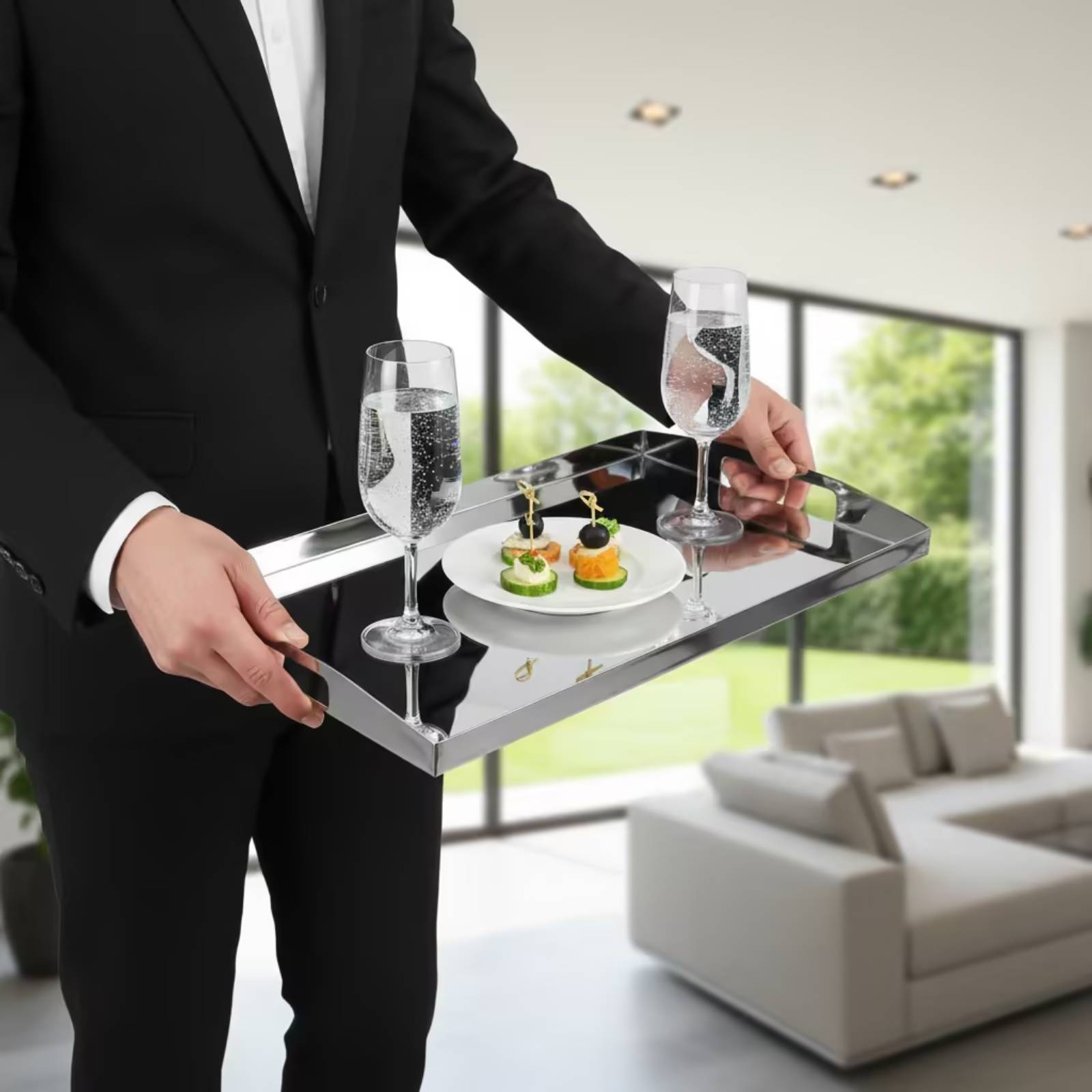صينية من الفولاذ المقاوم للصدأ - مراجعة Storage Food Tray وسعره