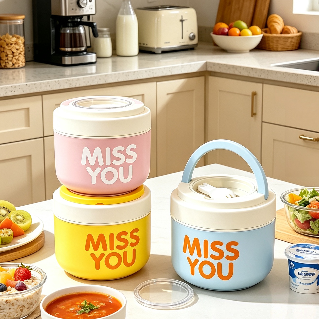 كوب إفطار معزول من الفولاذ الم - مراجعة Food Storage Box Large وسعره