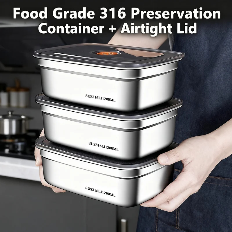 صندوق طعام كبير السعة من الفول - مراجعة Food Storage Safety وسعره