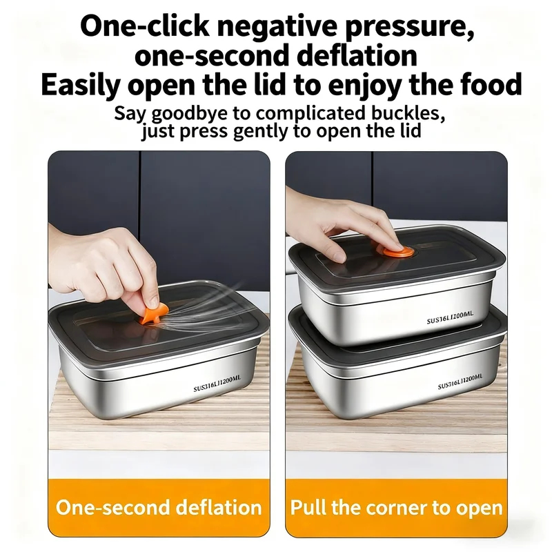 صندوق طعام كبير السعة من الفول - مراجعة Food Storage Safety وسعره