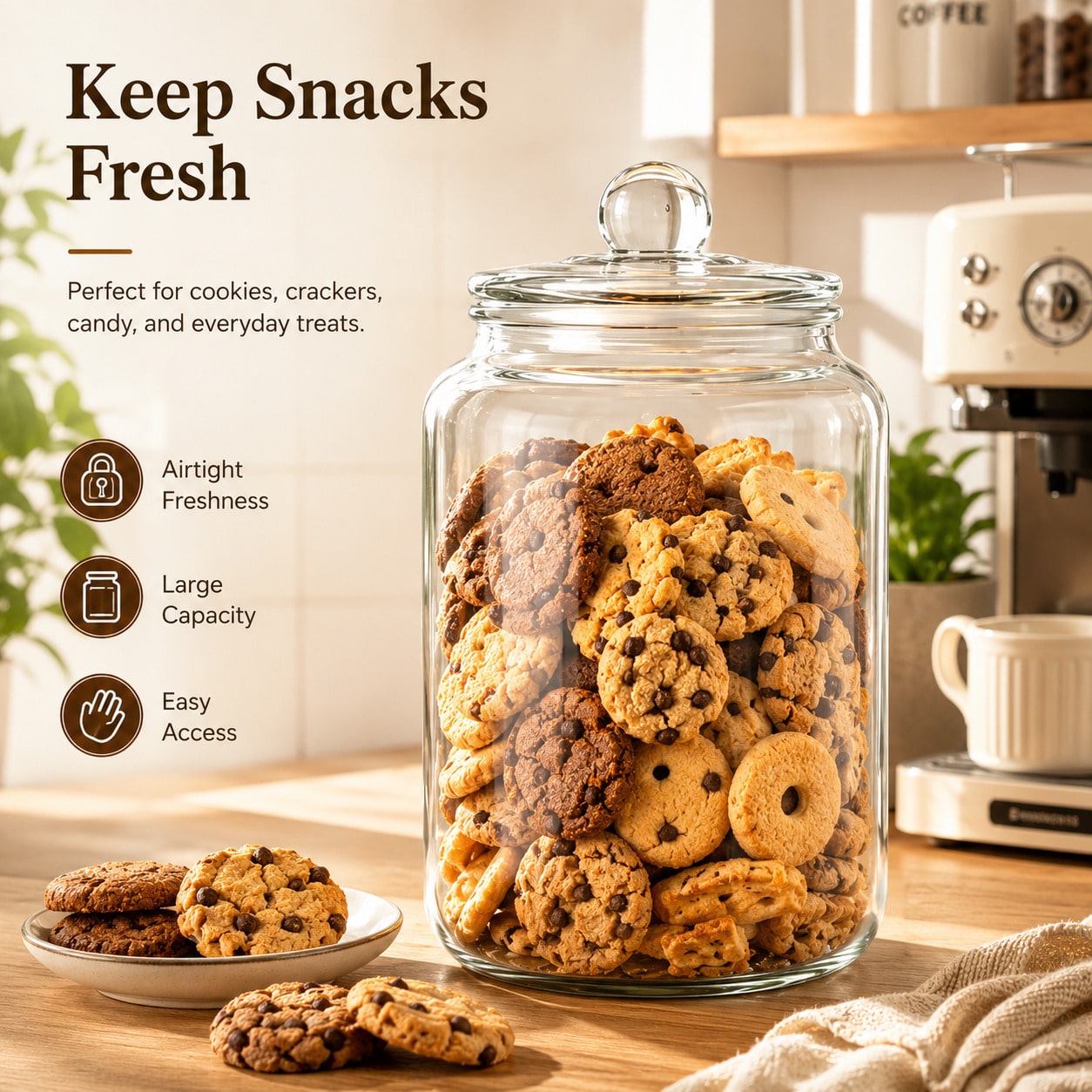 أوعية تخزين زجاجية كبيرة شفافة - مراجعة Glass Food Storage Xl وسعره