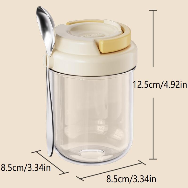 كوب إفطار محمول للشوفان والحبو - مراجعة Food Storage Yogurt وسعره