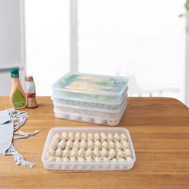 صندوق تخزين شفاف للمطبخ، منظم  - مراجعة Food Storage Containers Plastic Box وسعره