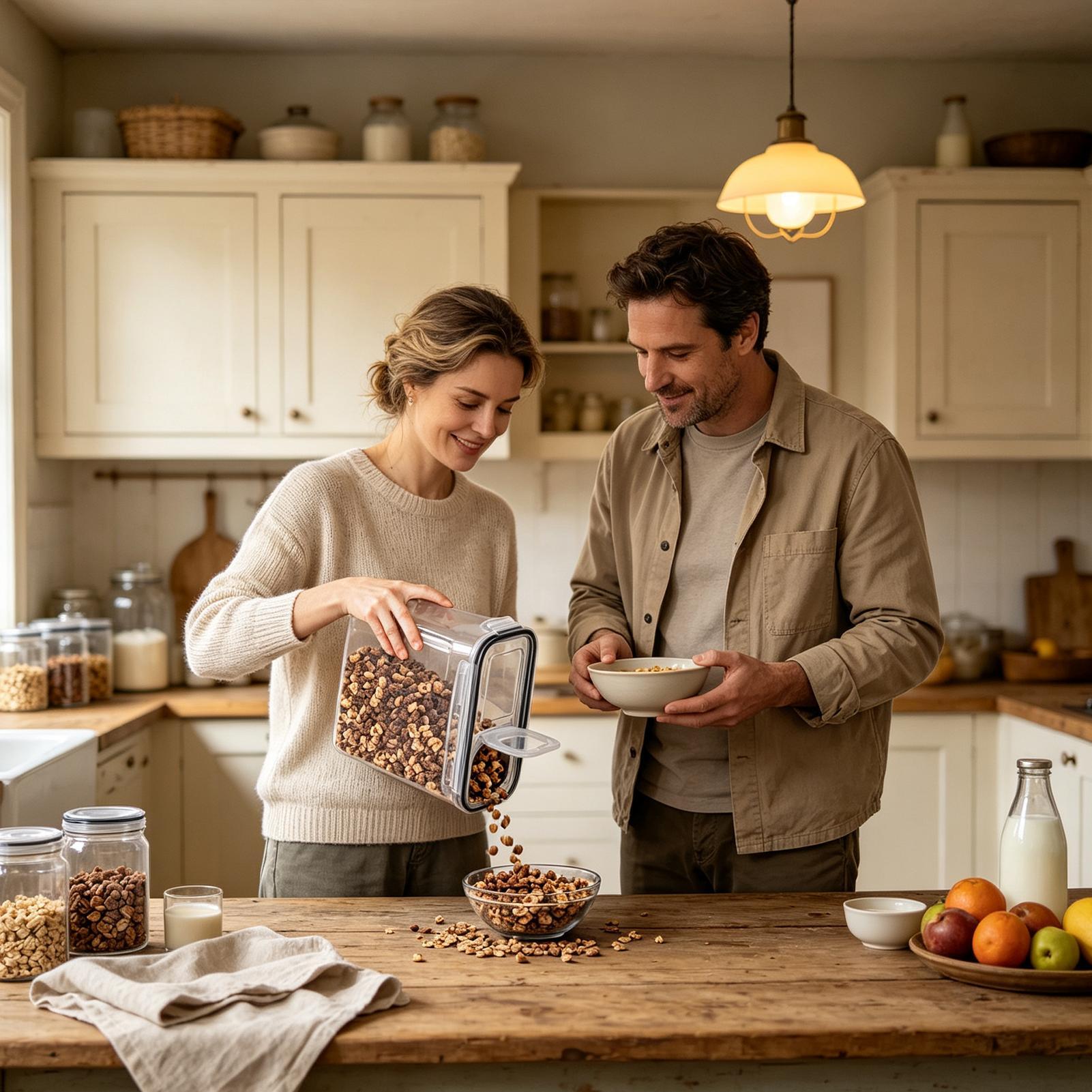 حاوية تخزين طعام محكمة الإغلاق - مراجعة Food Storage For Pantry وسعره