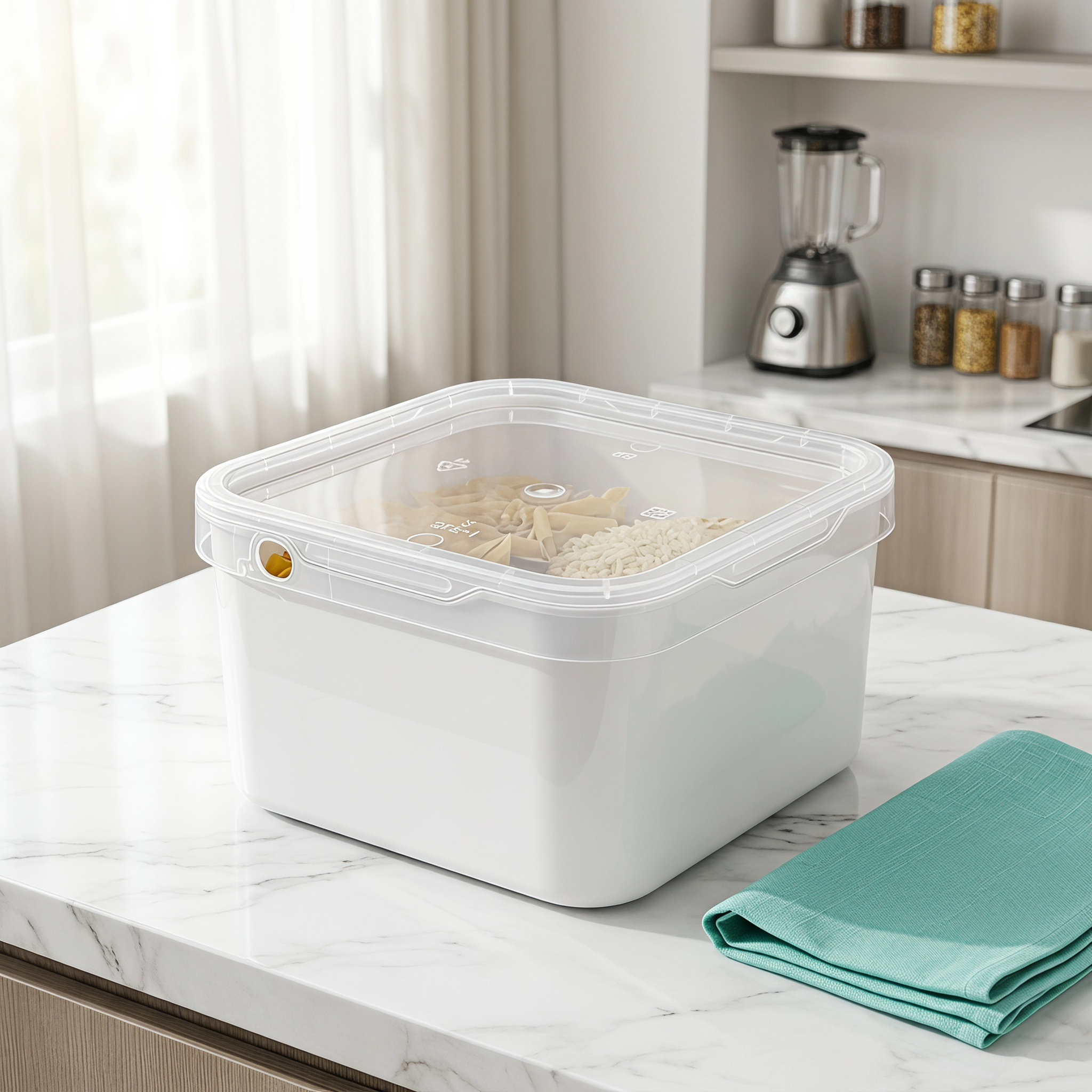 قطعتان من أغطية الدلاء البلاست - مراجعة Food Storage Containers With Lids وسعره