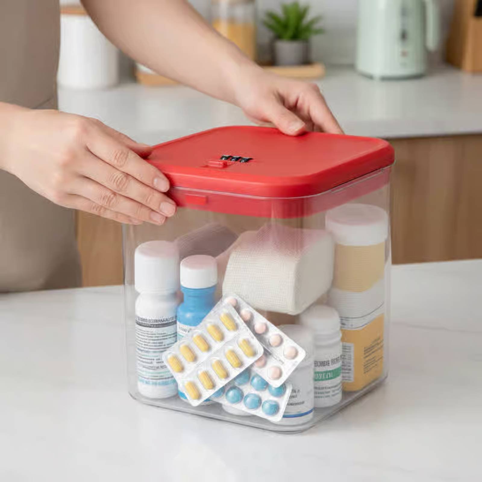 صندوق تخزين شفاف قابل للقفل مت - مراجعة Food Storage Kitchen وسعره