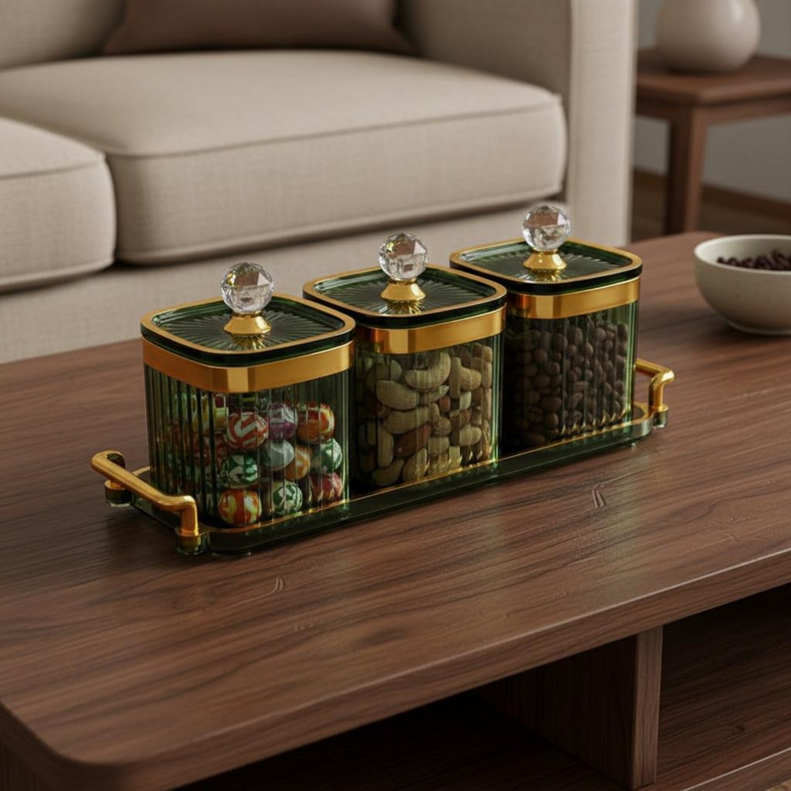 مجموعة حاويات وجبات خفيفة زخرف - مراجعة Storage Food Tray وسعره