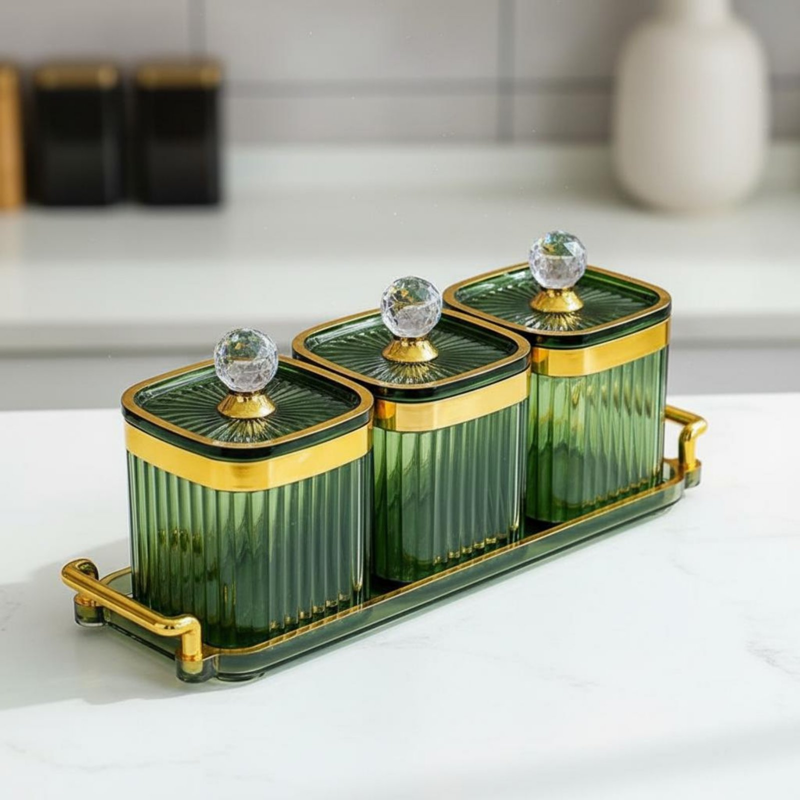 مجموعة حاويات وجبات خفيفة زخرف - مراجعة Storage Food Tray وسعره