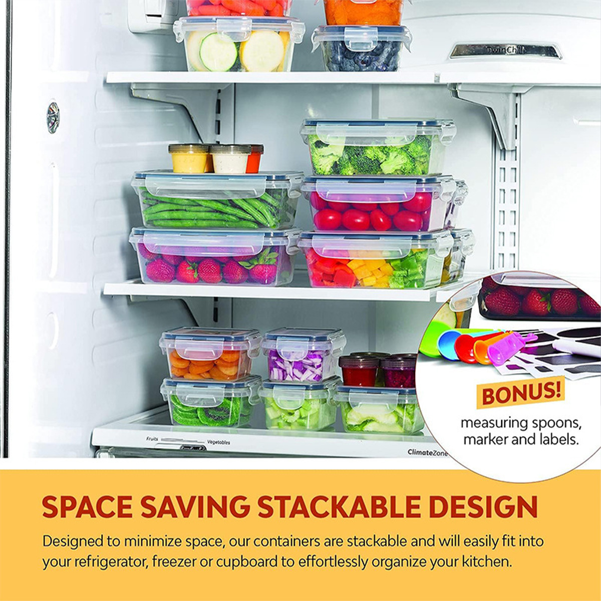 24 قطعة/المجموعة الغذاء مجموعة - مراجعة Food Storage Containers Plastic Box وسعره