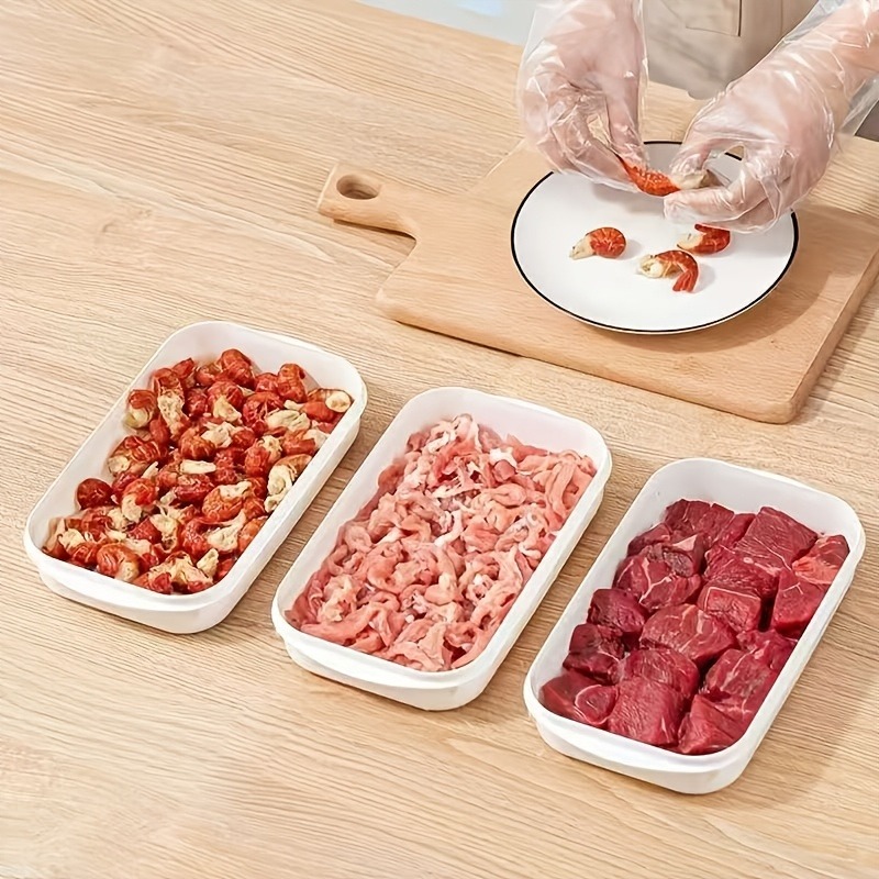 صندوق حفظ اللحوم المحمول للثلا - مراجعة Food Storage Containers Plastic Box وسعره
