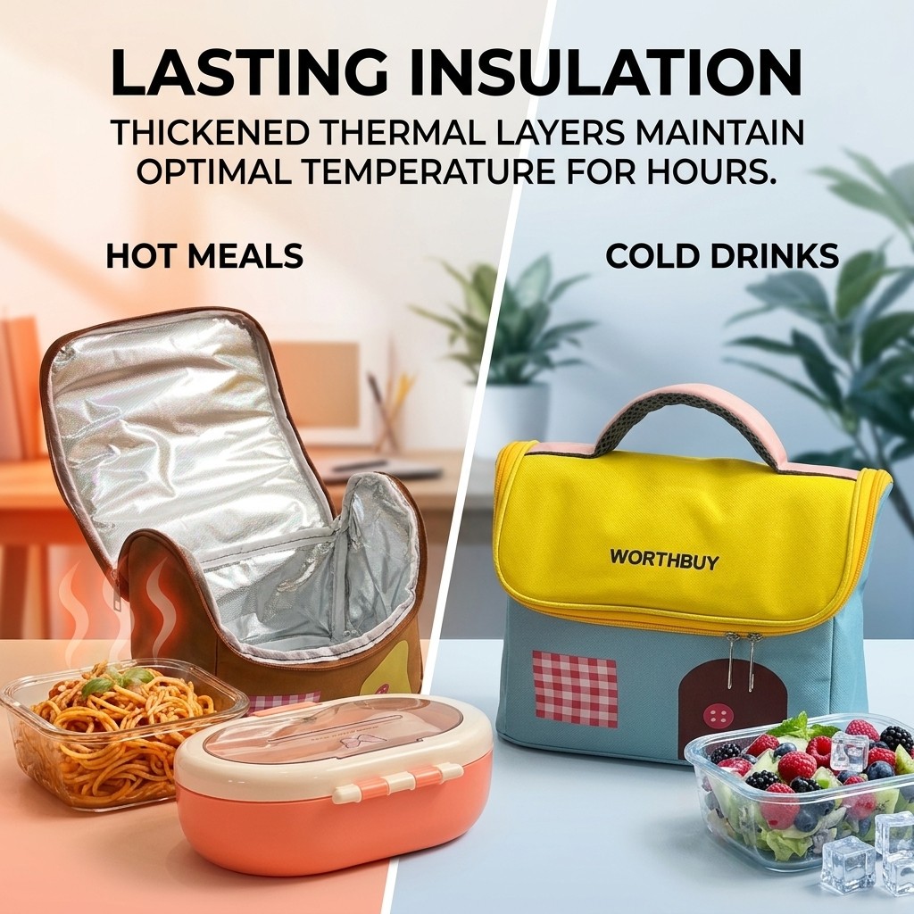 حقيبة غداء حرارية من أكسفورد ب - مراجعة Food Storage Box Large وسعره