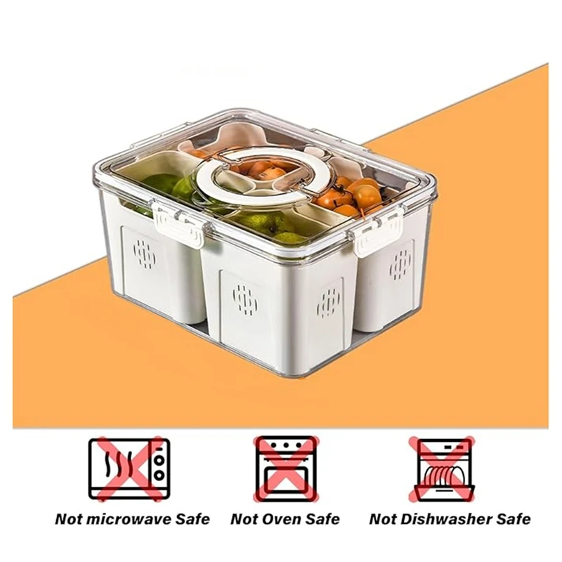 صينية فواكه للنزهات الكبيرة، ص - مراجعة Food Storage Box Large وسعره