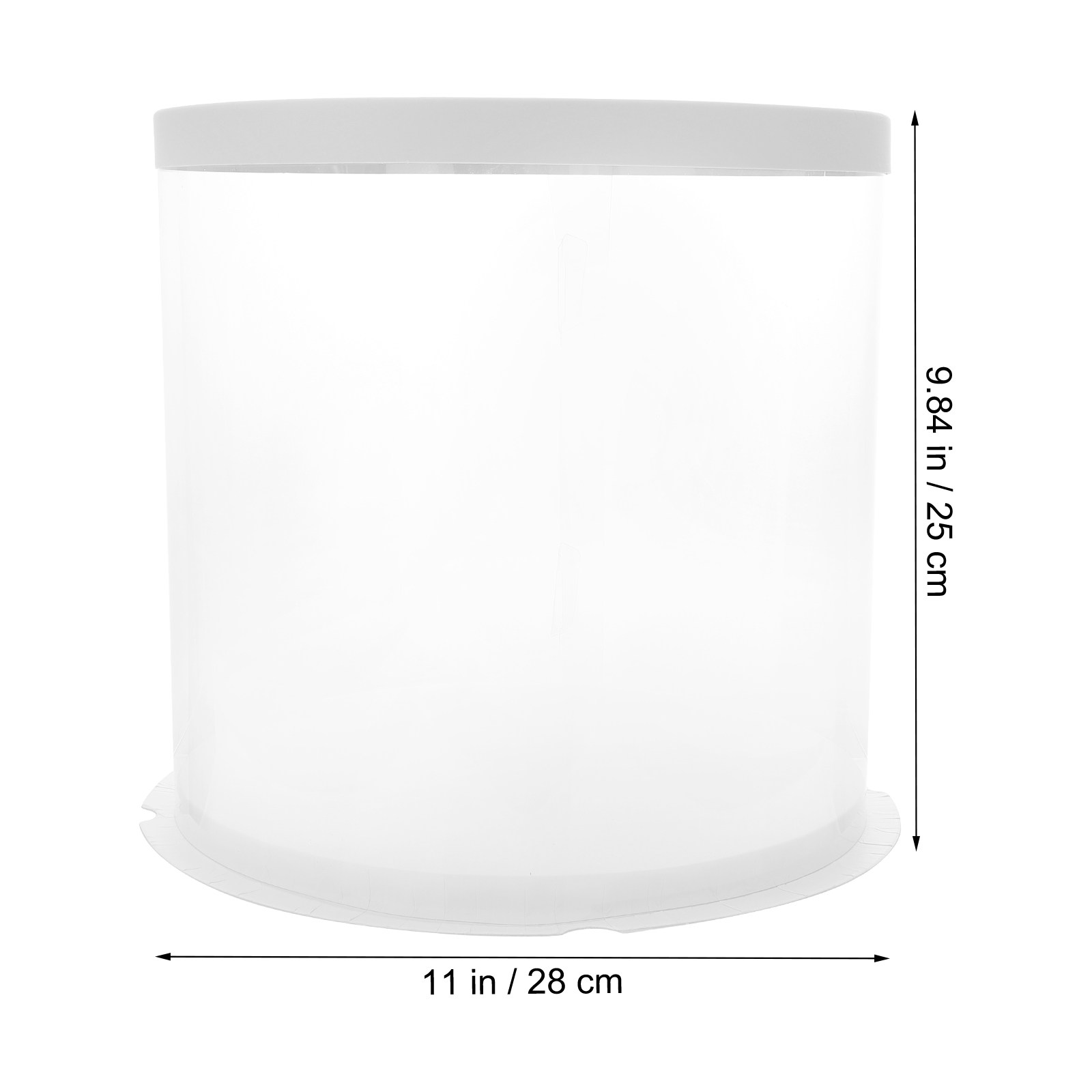 علبة كيك دائرية شفافة خفيفة ال - مراجعة Food Storage Containers Plastic Box وسعره