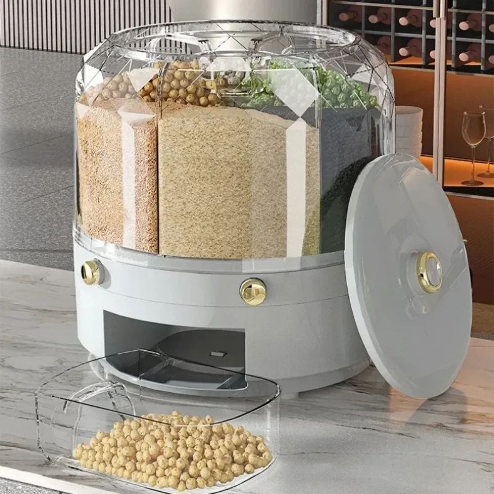 حاوية تخزين حبوب دوارة بسعة كب - مراجعة Food Storage Large Plastic Containers وسعره