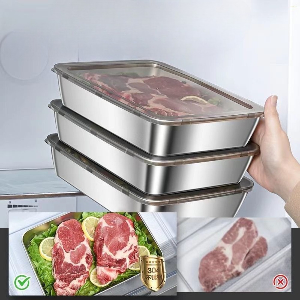 صينية تقديم من الفولاذ المقاوم - مراجعة Storage Food Tray وسعره