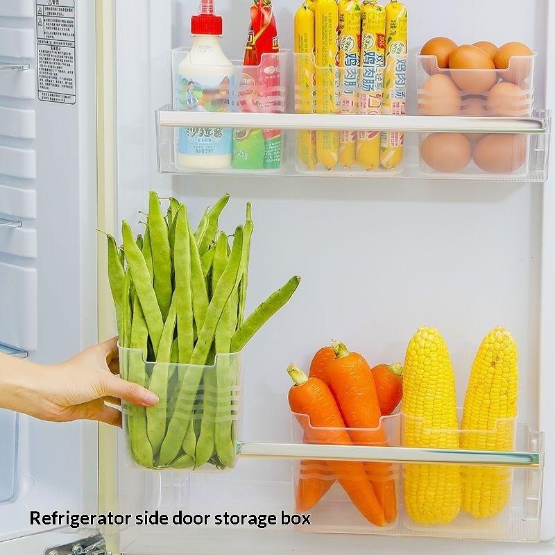 جديد! 4 قطع من صناديق تنظيم ال - مراجعة Food Storage For Refrigerator وسعره