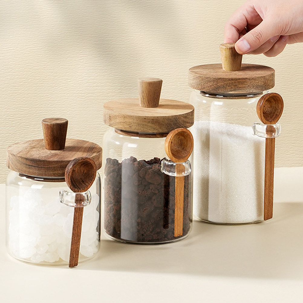 وعاء تخزين طعام زجاجي شفاف بغط - مراجعة Food Storage For Pantry وسعره