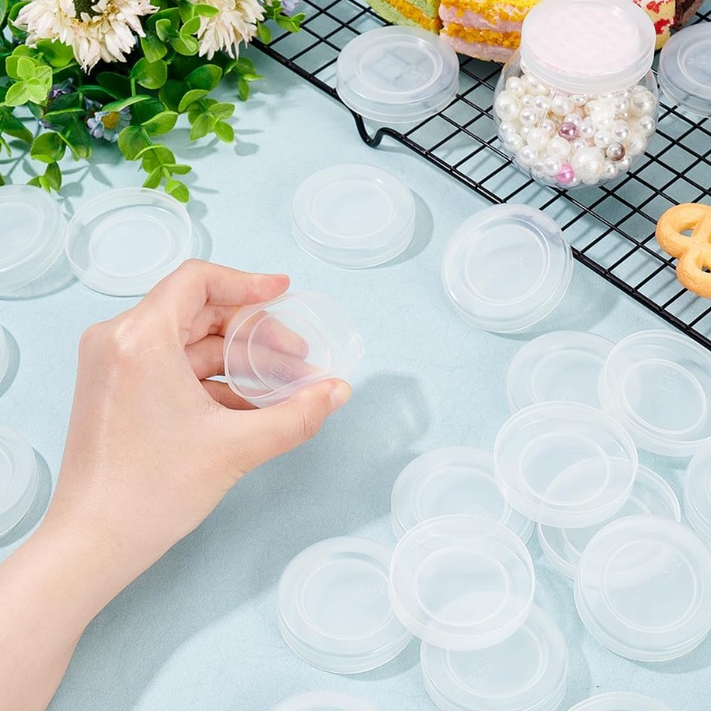 48 قطعة 2 بوصة أغطية جرة الزبا - مراجعة Food Storage Yogurt وسعره