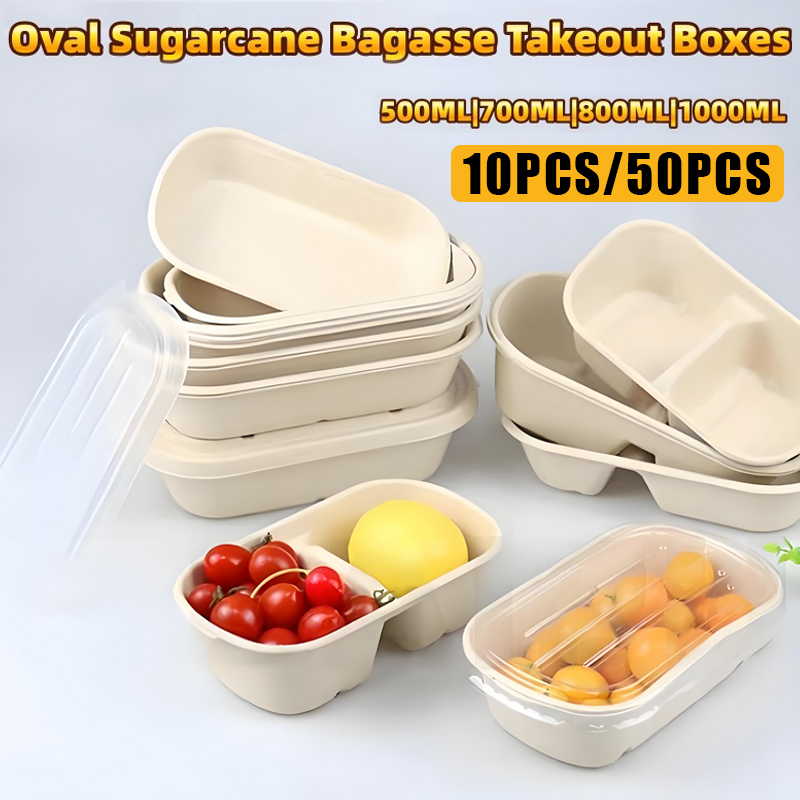 10/50 قطعة من صناديق الطعام لل - مراجعة Food Storage Safety وسعره