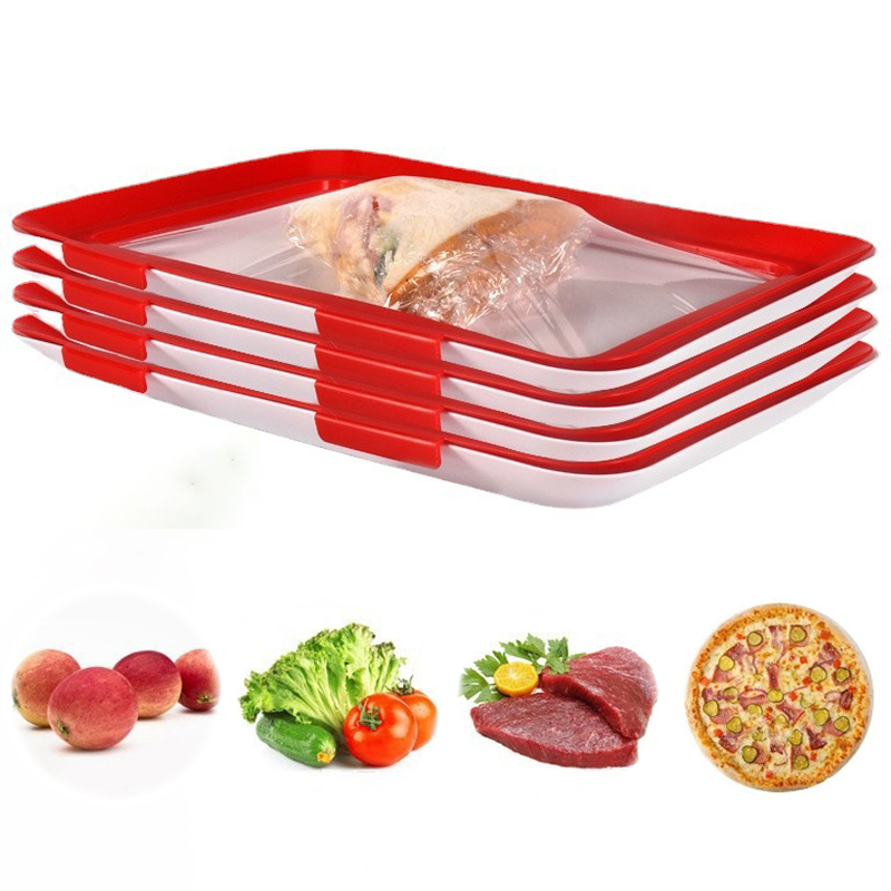 1/2 قطعة صينية حفظ الطعام المأ - مراجعة Food Storage Freezer وسعره