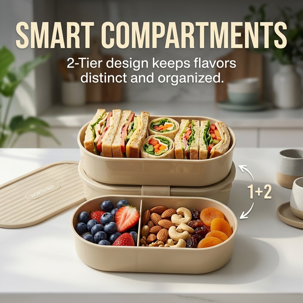 علبة غداء بلاستيكية قابلة لإعا - مراجعة Food Storage Safety وسعره