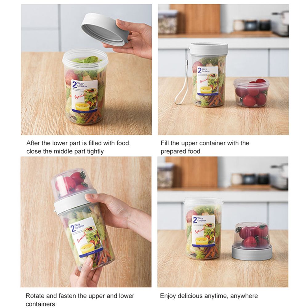 صندوق حفظ طازج بطبقة مزدوجة زب - مراجعة Food Storage Yogurt وسعره
