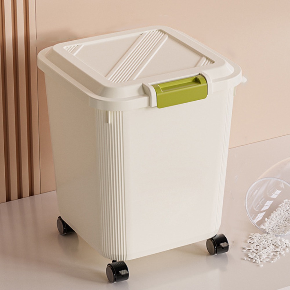 صندوق تخزين الأرز المضاد للحشر - مراجعة Food Storage Large Plastic Containers وسعره