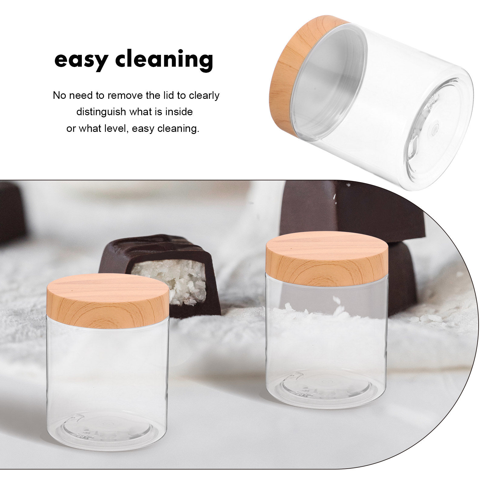6 قطع من حاويات تخزين المطبخ م - مراجعة Food Storage Jars Airtight وسعره