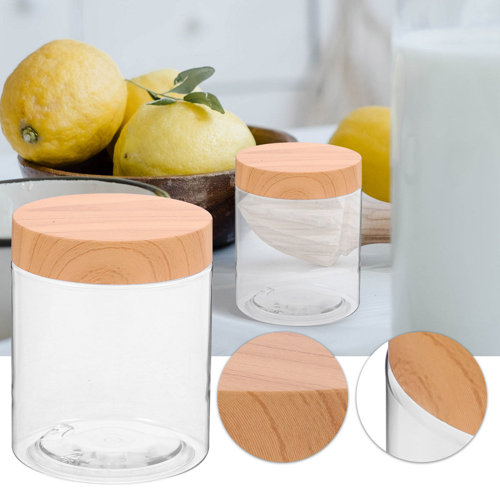 6 قطع من حاويات تخزين المطبخ م - مراجعة Food Storage Jars Airtight وسعره