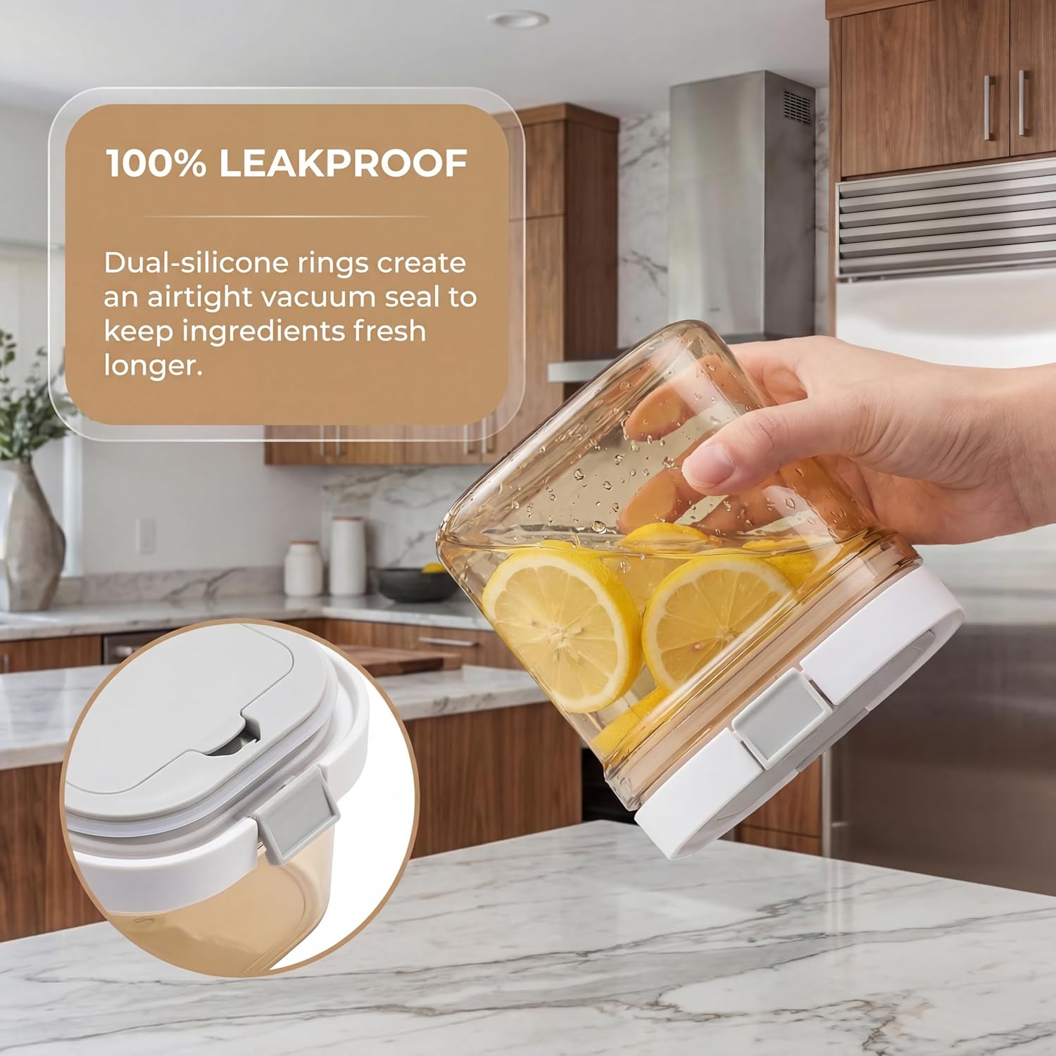 علبتان للقهوة مع ملعقة، حاوية  - مراجعة Food Storage Jars Airtight وسعره